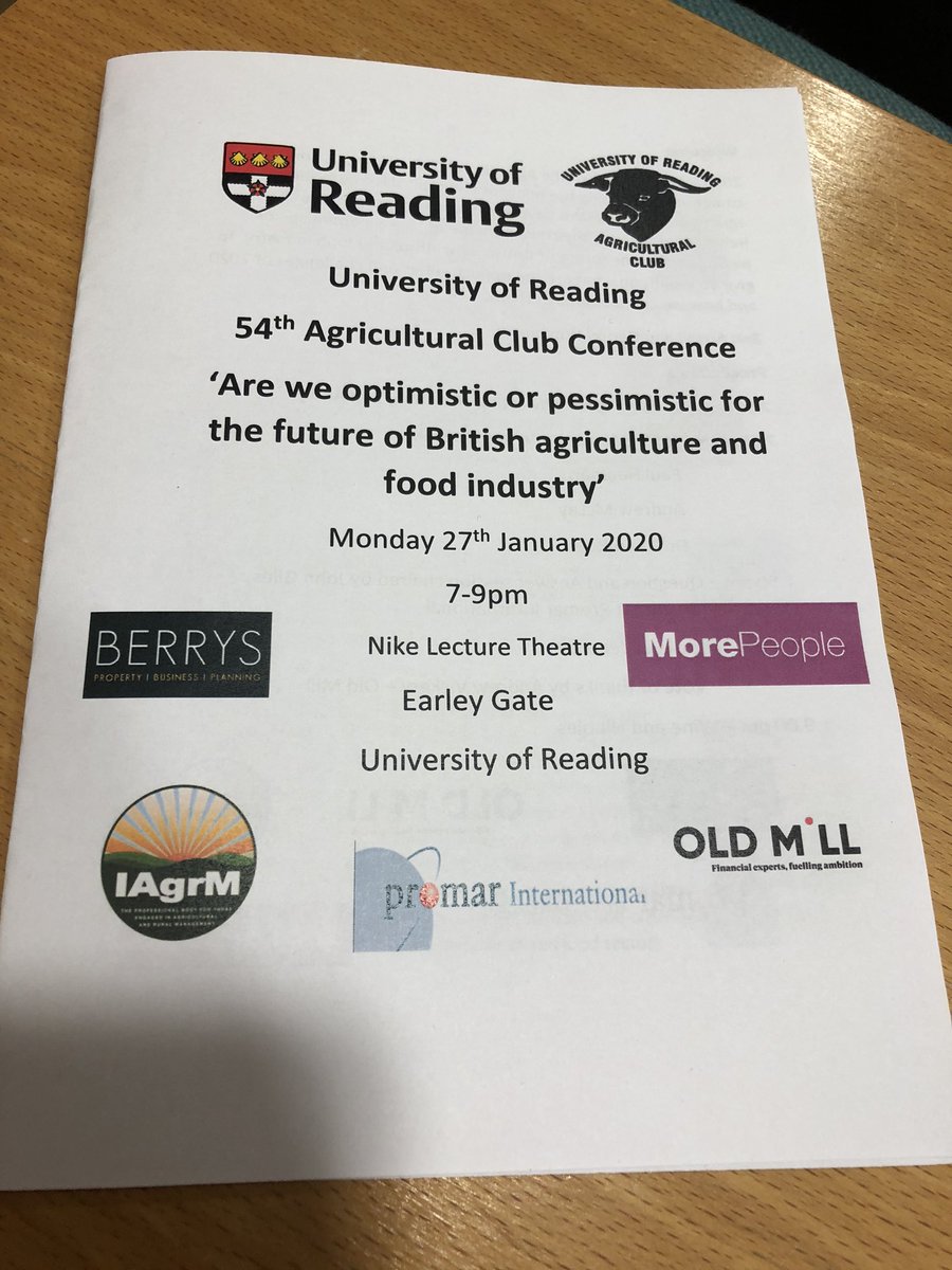 vix_king's tweet photo. The BCA Agriculture teaching team are attending the 54th UoR Agricultural Club Conference. ‘Are we optimistic or pessimistic for the future of British agriculture and food industry?’ @BCA_Maidenhead @UniRdg_SAPD https://t.co/G8uA3H2d2v
