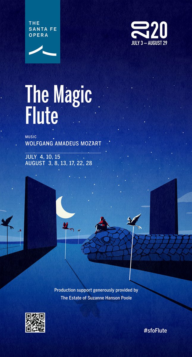 santafeopera's tweet photo. "Mozart is sweet sunshine." Quite a birthday compliment from composer, Antonin Dvorak!
You can hear music from both this summer when The Magic Flute and Rusalka appear in our 2020 season!
https://t.co/qEt4zbEN7P #santafeopera #sfoFlute #sfoRusalka
Illustrations: @Benediktitto https://t.co/oJL9ORLb70