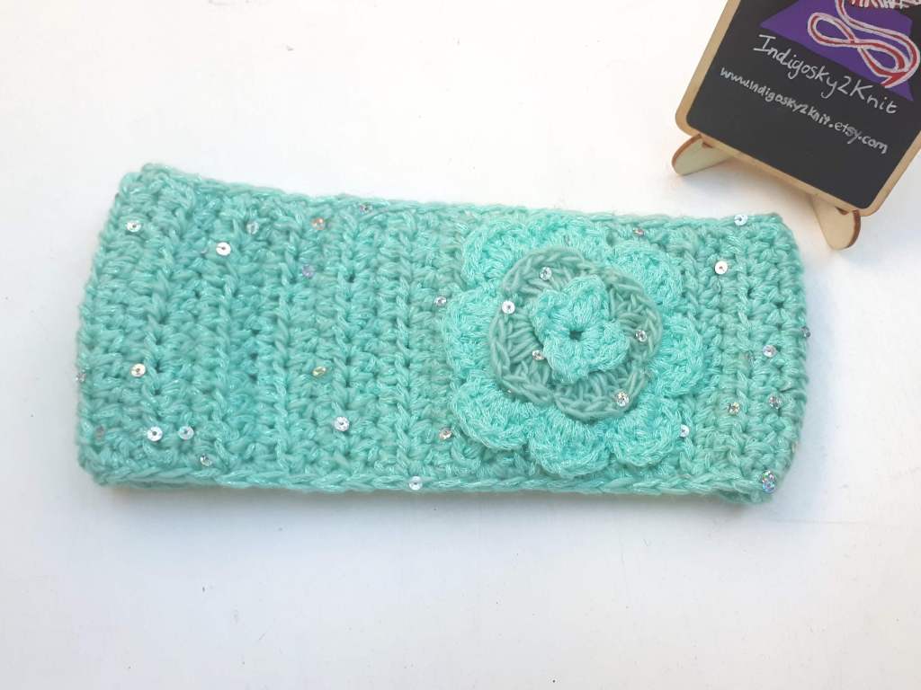 Indigosky2Knit's tweet photo. Sparkle headband earwarmer sequined hair accessory https://t.co/3liIHXd6Ef https://t.co/yDXU0Vi3kU