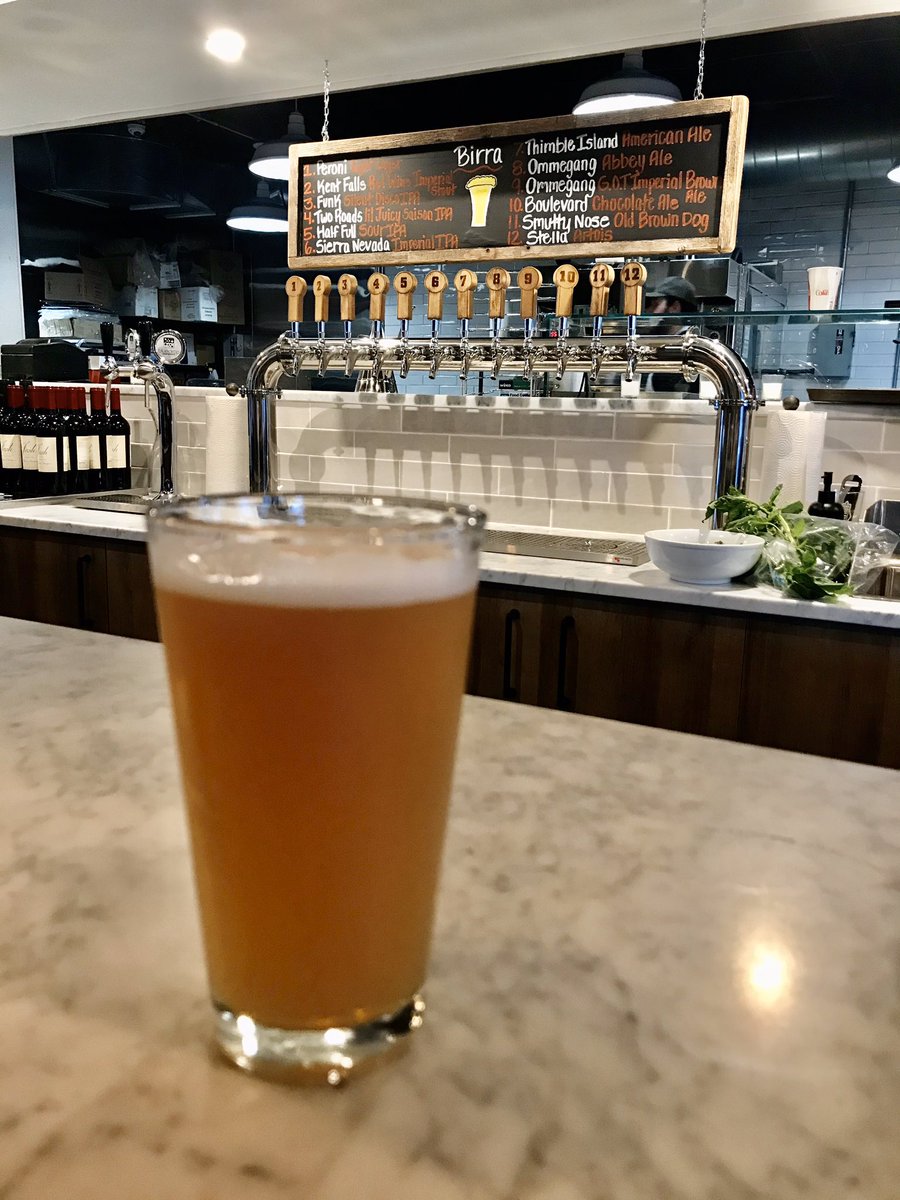 Opening day of the new space. This is great! Opened with Lil Juicy. Two Die For and Cruise Control coming soon! <a href="/2RoadsBrewing/">Two Roads Brewing</a> <a href="/PizzeriaMarzano/">Pizzeria Marzano</a>
