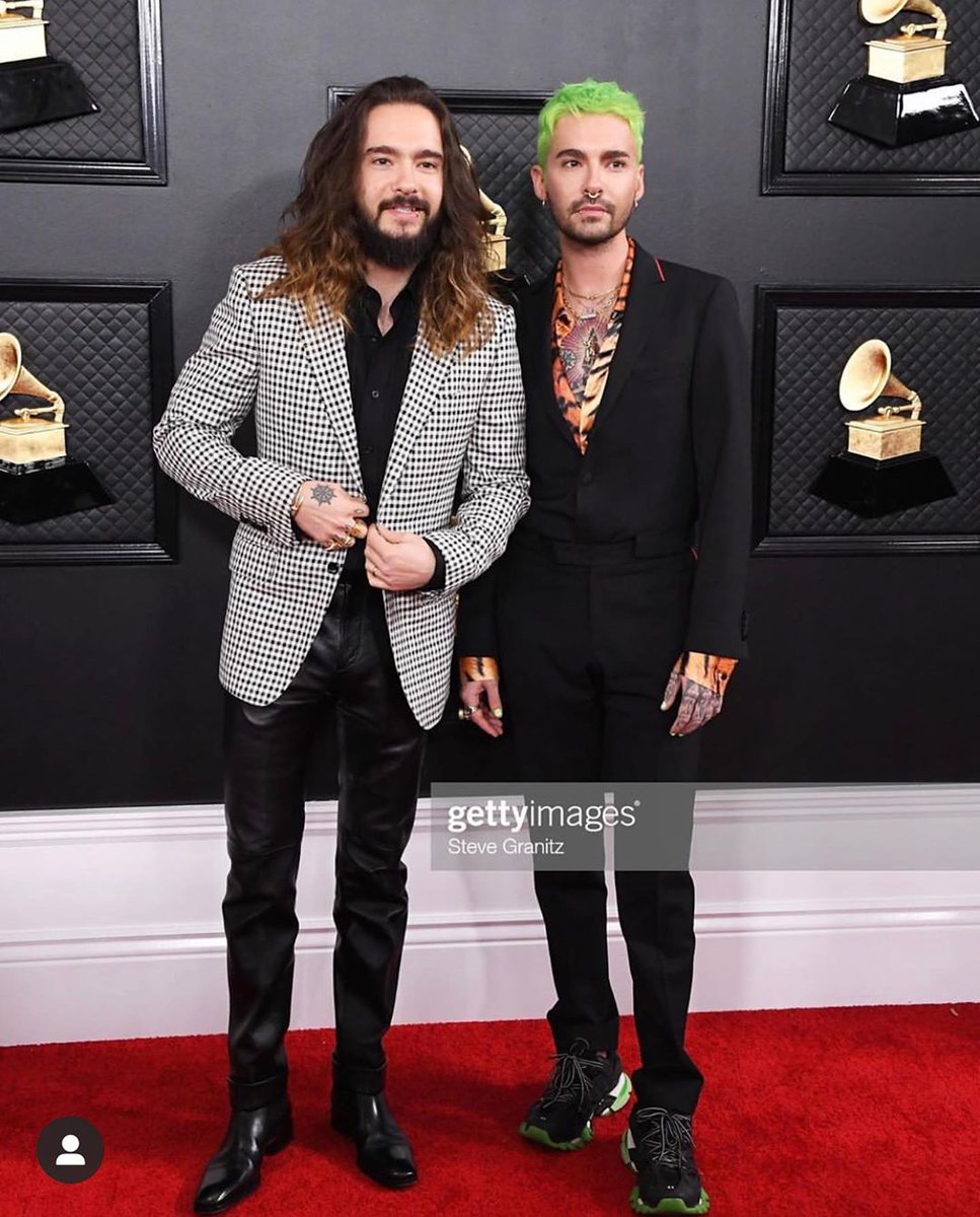 tokiohotelcz's tweet photo. Bill IG: @recordingacademy last night wearing @karllagerfeld @sssworldcorp and @balenciaga , jewels by @roseark 💎 @tomkaulitz in @tomford 

https://t.co/Qq3rETPr7c https://t.co/tEcf6Yj2tW