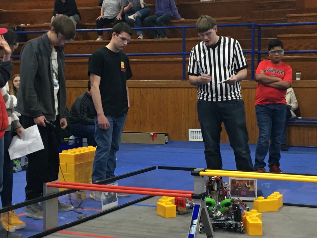 We were happy to help out at the Knox City FTC league meet over the weekend! Great work to all the FTC teams that participated! #morethanrobots #buildthemup #volunteering #SKYSTONE