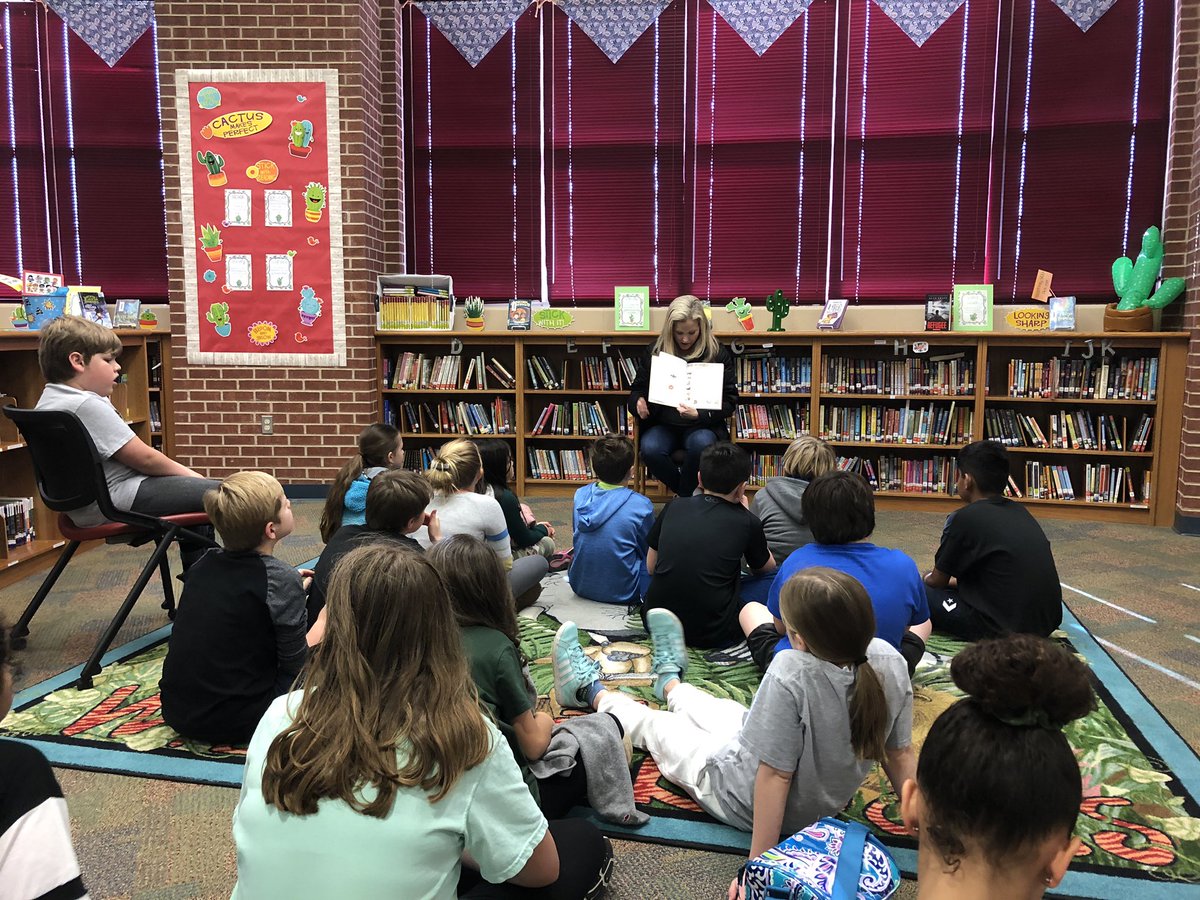 Thanks <a href="/CESReads_Keller/">Amy Keller</a> for sharing a Bluebonnet Folk Tale with our 5th graders! <a href="/CESCowboys/">Colleyville Elementary School</a>  @CESShimmick #WeAreGCISD