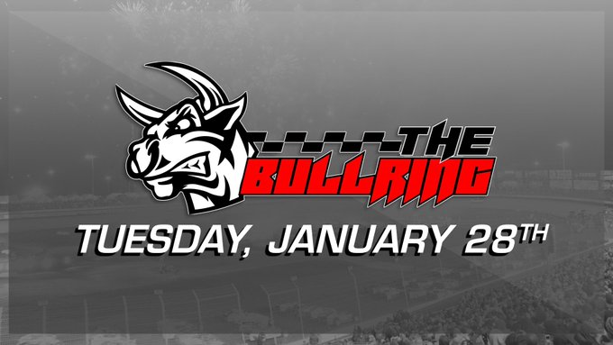 RacingAmerica's tweet photo. Set your alarms for #TheBullring

⏰ - Jan. 28, 7 a.m. ET

◼️ We reveal the 10 drivers in @PFCbrakes' #SponsorMePFC20
◼️ #SpeedFest2020
◼️ @CoreyHeim3
◼️ @bubbapollard26 vs @StephenNasse
◼️  World Series of Asphalt Stock Car Racing at @newsmyrnaspdwy 

📺 -https://t.co/guMZm0D5Ay https://t.co/vvPYPh8wNX