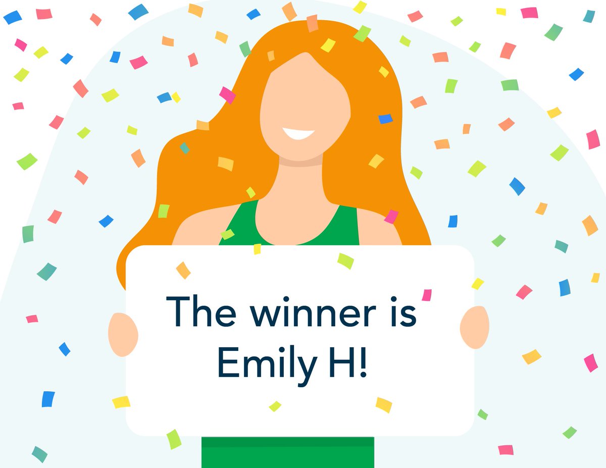 RentTrack's tweet photo. We have a winner! 🎉 Emily H. from Indiana has won a $250 gift card because she signed up for rent reporting during our contest! 

Stay tuned for more RentTrack giveaways to come! Follow our social media channels to get all the details! 😊
#reportrent https://t.co/Xhry7XFNDg