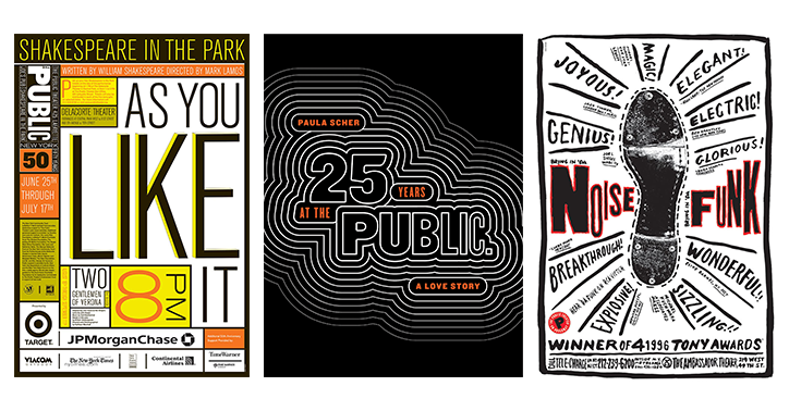 Paula Scher to release an archive from her 25-year relationship with New York's Public Theatre > bit.ly/2RVeSka