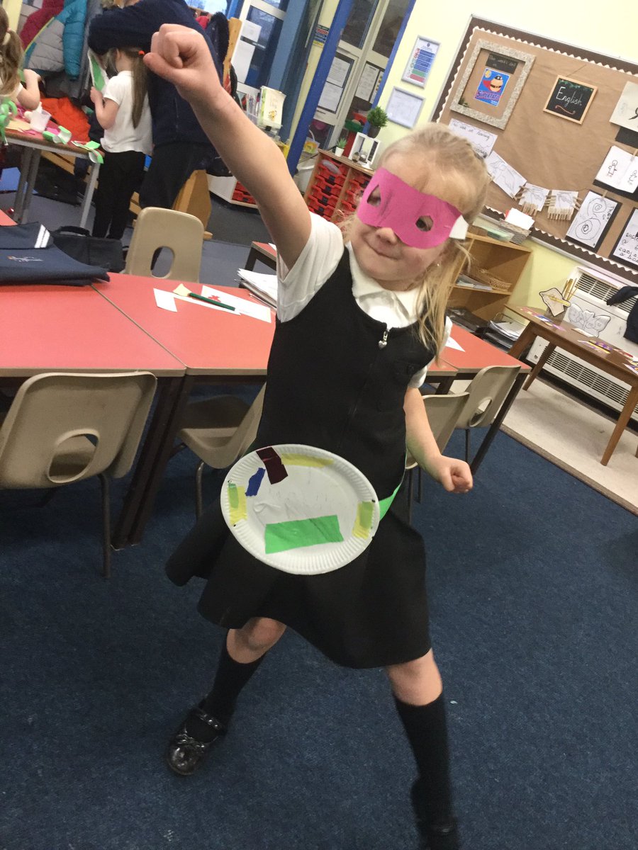 LittlemeadEYFS's tweet photo. Reception kickstarted the week with practicing their joining skills by planning, designing and creating their own superhero costumes in response to reading the story Supertato. #eyfs #Independence #superheroes #learningisfun @ABCDoes @LittleMeadP https://t.co/ZeZ5XSAPll