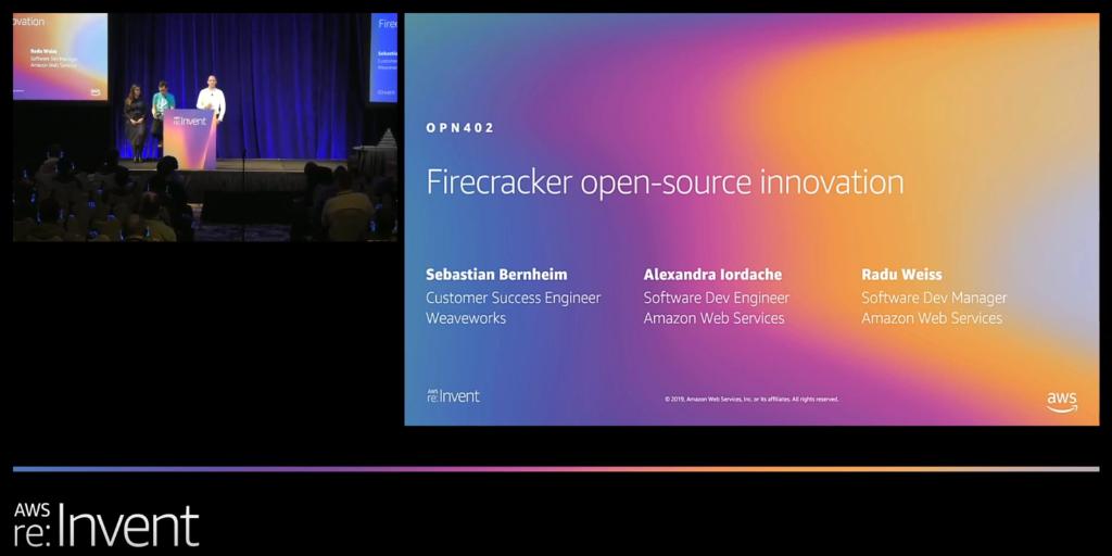 video screenshot from Firecracker open-source innovation (OPN402).