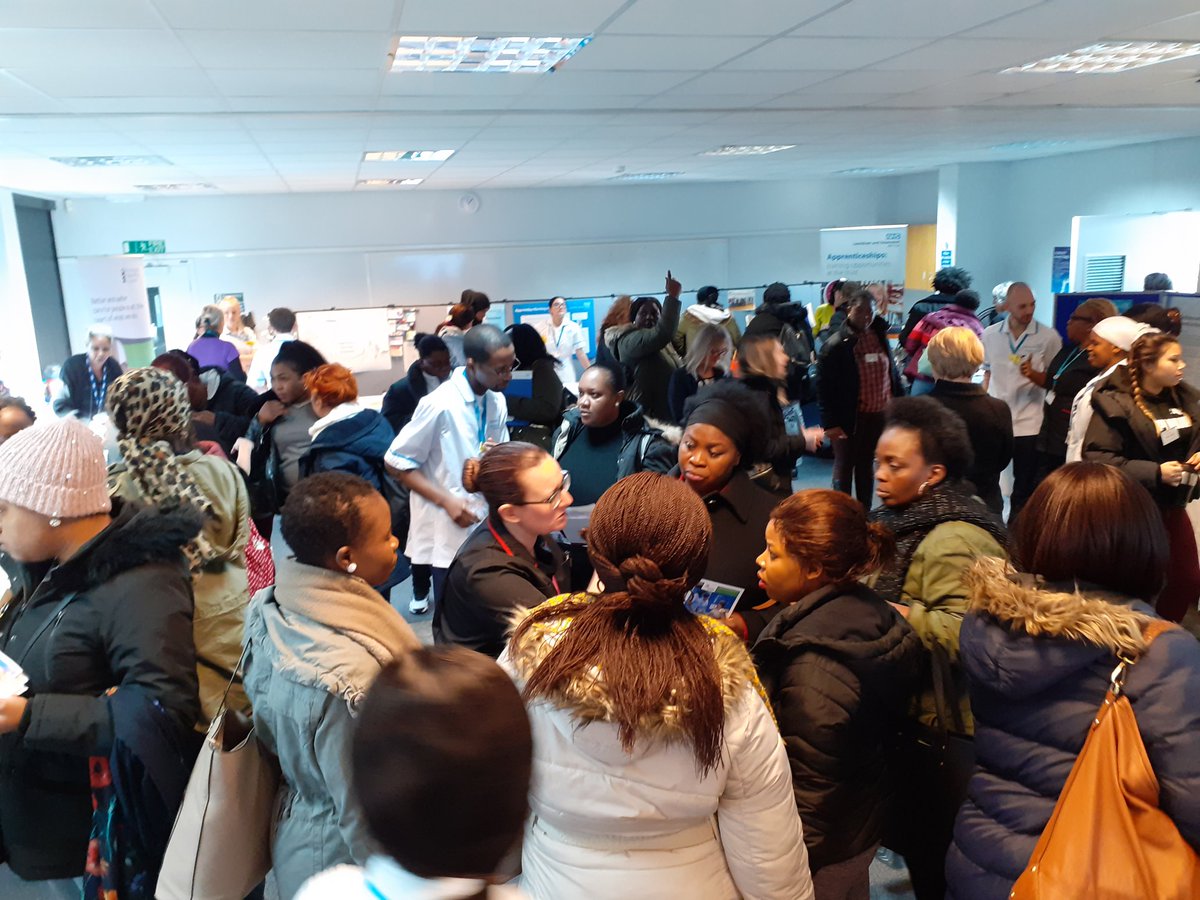 LGT_NAs's tweet photo. What a busy day at the Apprentice Nursing Associate open day, with the #ANAs displaying their posters and talking to so many people about their role and how to become an ANA. So much interest in this fantastic role.
#apprenticenursingassociates 
@LGT_NAs @LG_NHS https://t.co/RVzOuhaSQK