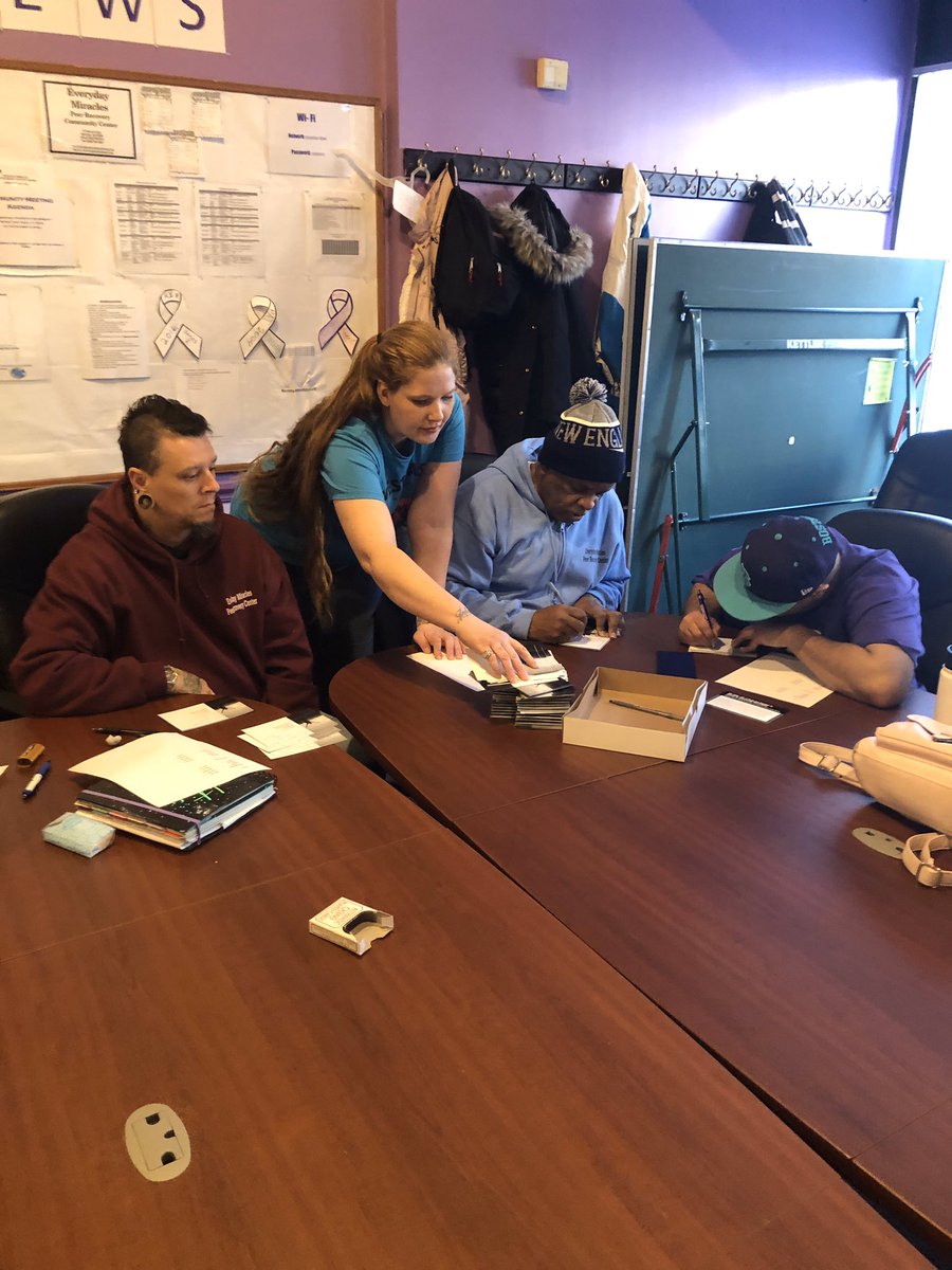 DismasHouse's tweet photo. Postcard party to write legislators on behalf of expanded access to reentry services and issue ID for reentering inmates so they can access services, drivers licenses and more. https://t.co/dk72zfe1pG