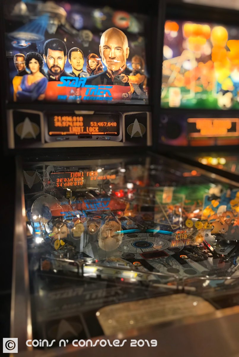 CoinsNConsoles's tweet photo. Monday? Pinball!! What are your favorite tables? โช๏ธ๐ฅ
#Pinball #Arcade #RetroGaming #VideoGames #GamersUnite #BallyMidway #Sega #WilliamsElectronics #Gottlieb #DataEast #Capcom #SternPinball #IndianaJones #StarTrek #StarTrekPicard https://t.co/FyERY4bksJ
