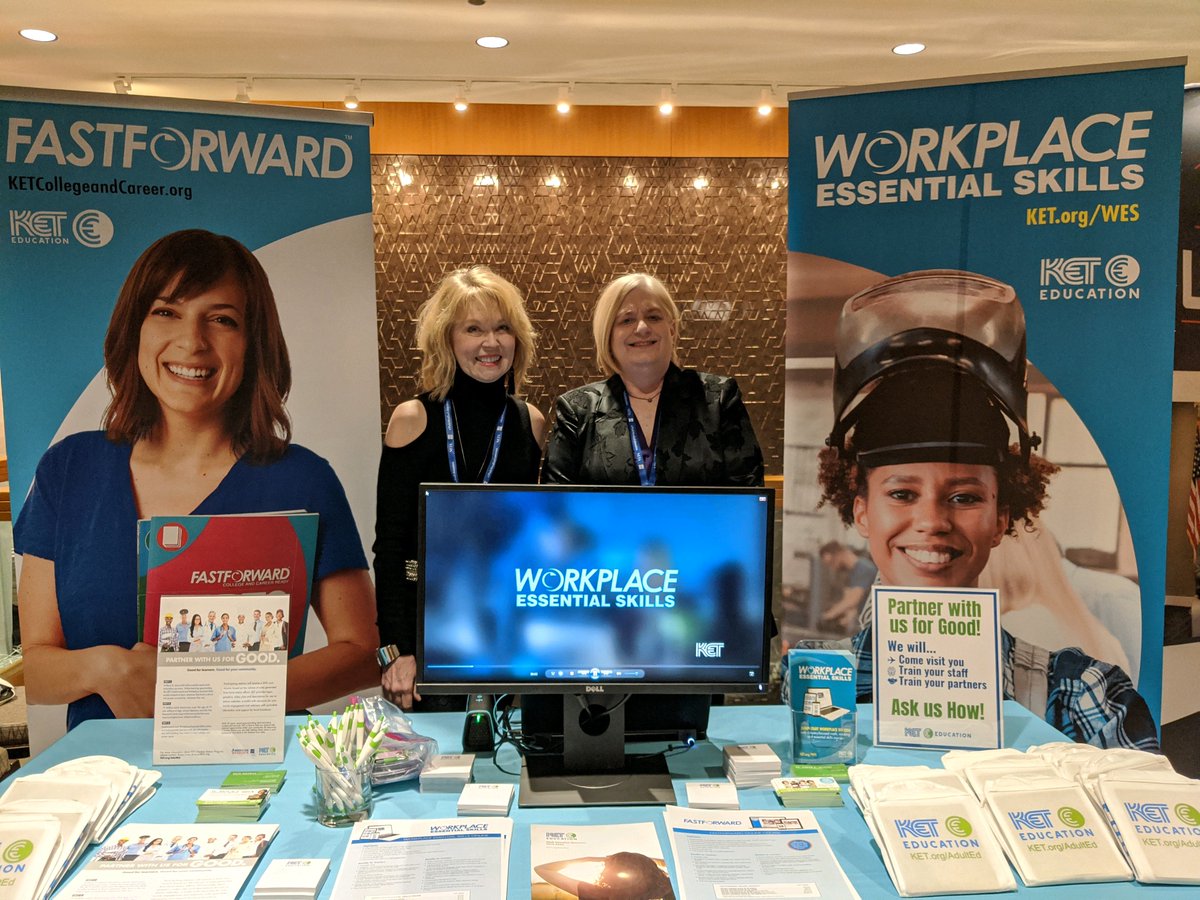 KETAdultEd's tweet photo. Congratulations to all winners and finalists at last night's #NETAAwards! Stop by our booth today to learn how our award-winning resources like Workplace Essential Skills can benefit your community! #2020NETAConference #PartnerWithUsForGood https://t.co/1arWICAnwh