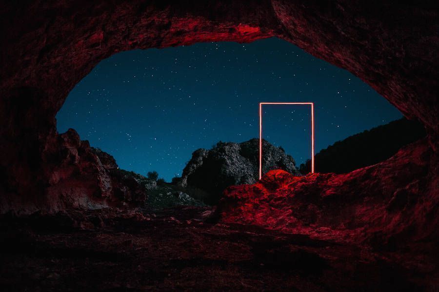 fubiz's tweet image. Mysterious Red Lights Installations in Spain bit.ly/2gjJx84