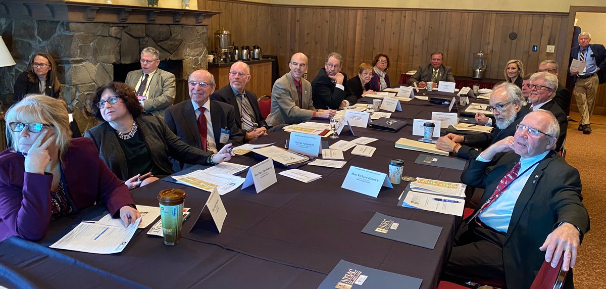 NYSCounties's tweet photo. Transportation Standing committee members hear from David Orr @RoadCornell on maintaining local bridges in NYS.  #NYSAC2020 https://t.co/8df9A8PoKr