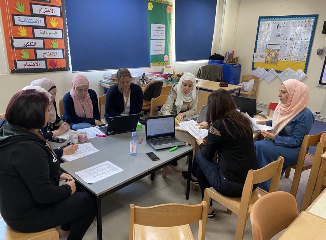 ReptonDXBArabic's tweet photo. Out junior school Arabic A teachers busy planning wonderful activities for Arabic Week coming up very soon! #lovearabic #arabiclanguage #reptondxb https://t.co/gtdlaryb4j