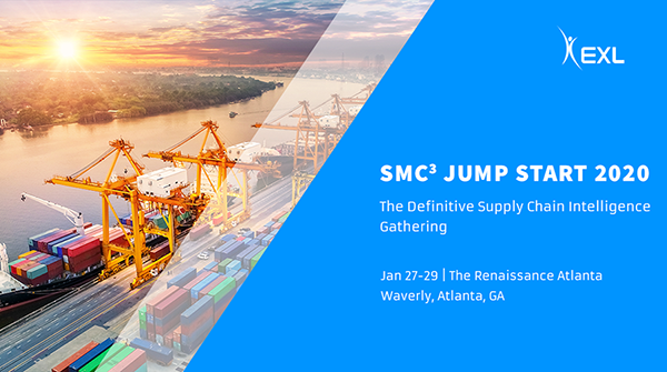 exl_service's tweet photo. We are a proud sponsor of the SMC3 Jump Start 2020! Join us on Jan 27- 29 to learn about the latest trends in the #transportation and #logistics industry. https://t.co/rfYPnTQ4jT https://t.co/i7gAnEP4fU
