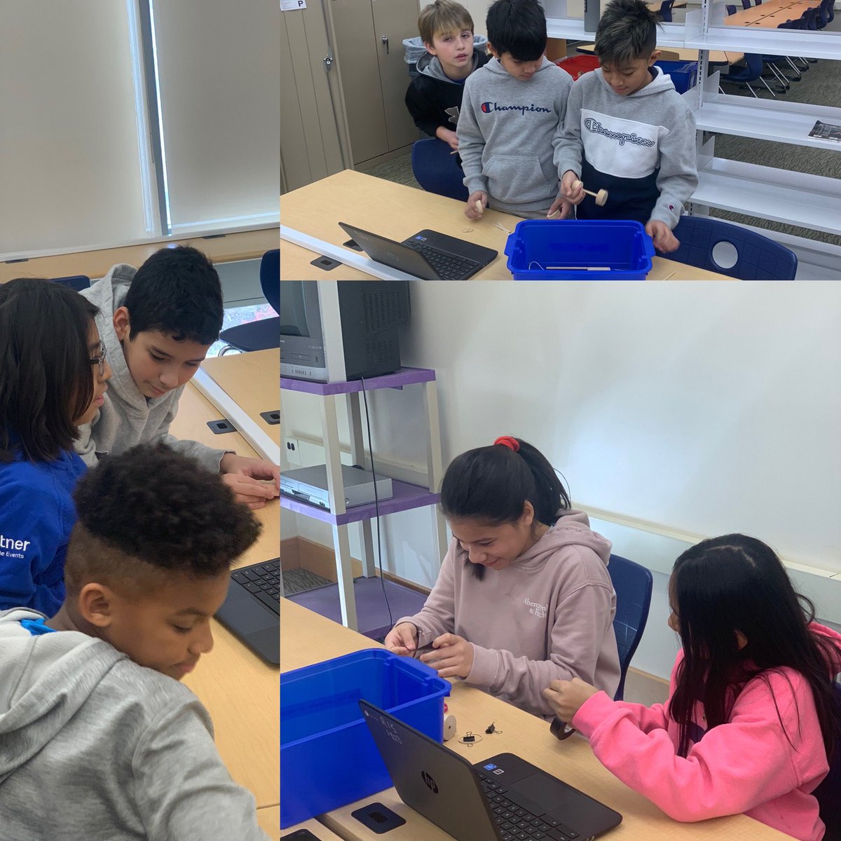 MYPDesignRIS's tweet image. Grade 5 RIS Design students using the Rogers MakerSpace to build their self-propelled vehicles! 
#MYPDesign #CriterionC #creatingthesolution #makerspace #ibinaction