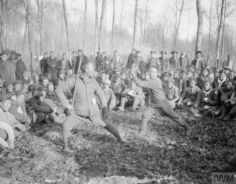 ThisDayInWWI's tweet photo. Jan 27 1918 "A sword display in a Chinese labour camp in Crecy Forest" January 27 1918 by #DavidMcLellan
Production date
1918-01-27
IWM (Q 8514), IWM (Q 8515), IWM (Q 8516)
#swordDisplay #ChineseLabourCamp #CrecyForest #ChineseInWWI #WWI #WW1 #ChineseLabourerse #BehindEnemyLines https://t.co/usCnyaT0D7