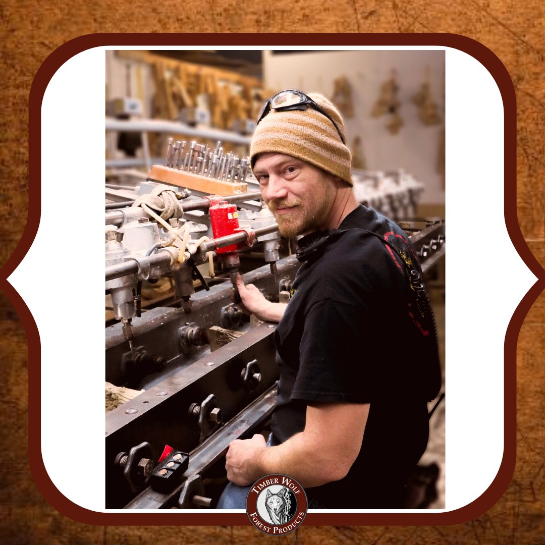 WeLeadThePack's tweet photo. Meet William! He’s been in the wood working industry for over 20 years and has been at Timber Wolf for over 9 years. William is one of Timber Wolf’s Jack-of-all-trades in the manufacturing facility. He mainly works on the Master Carver machine and in the sand room.
#MadeInTheUSA https://t.co/iAx4yQPom2