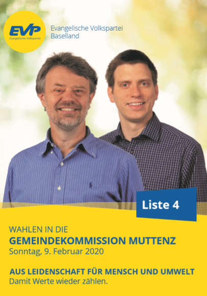EVP_BL's tweet photo. Für die #Gemeindekommission #Muttenz treten wir mit einer vollen #Liste4 an. Eine breite Palette von Kandis zwischen Jg 1956 & 2001 möchte künftig unsere bewährten Vertreter #ThomasBuser & #TimonZingg/ @timonzingg begleiten.
https://t.co/4CIiZYQJj7 https://t.co/aeudyAbmTX