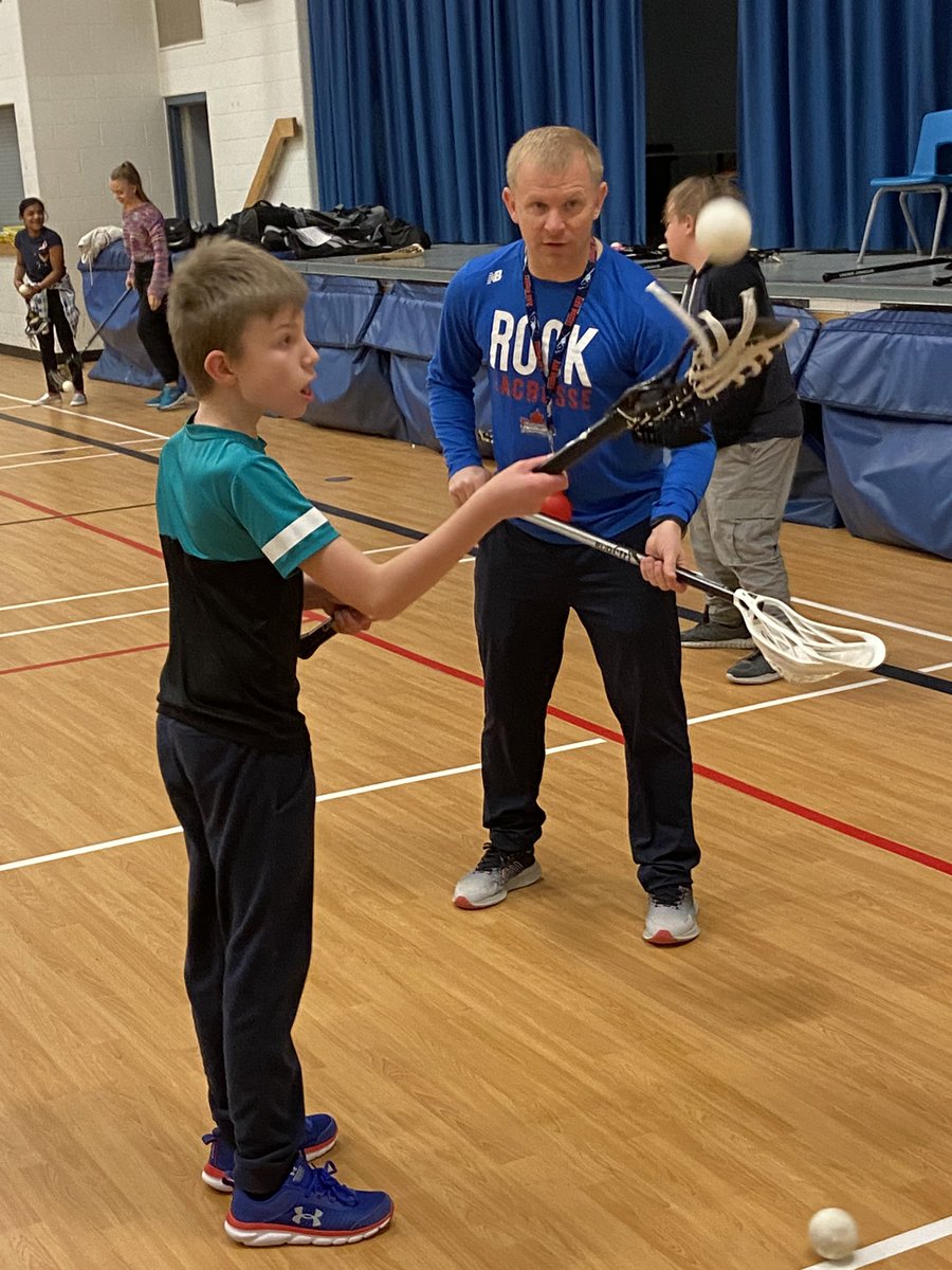 sjfgator's tweet photo. A big thank you to Bruce @OntarioLacrosse for taking the time to teach our junior students the basics of lacrosse. They had a blast and learned some important essential skills! #LearnWithAnOpenMind https://t.co/3sBWRZBeFv