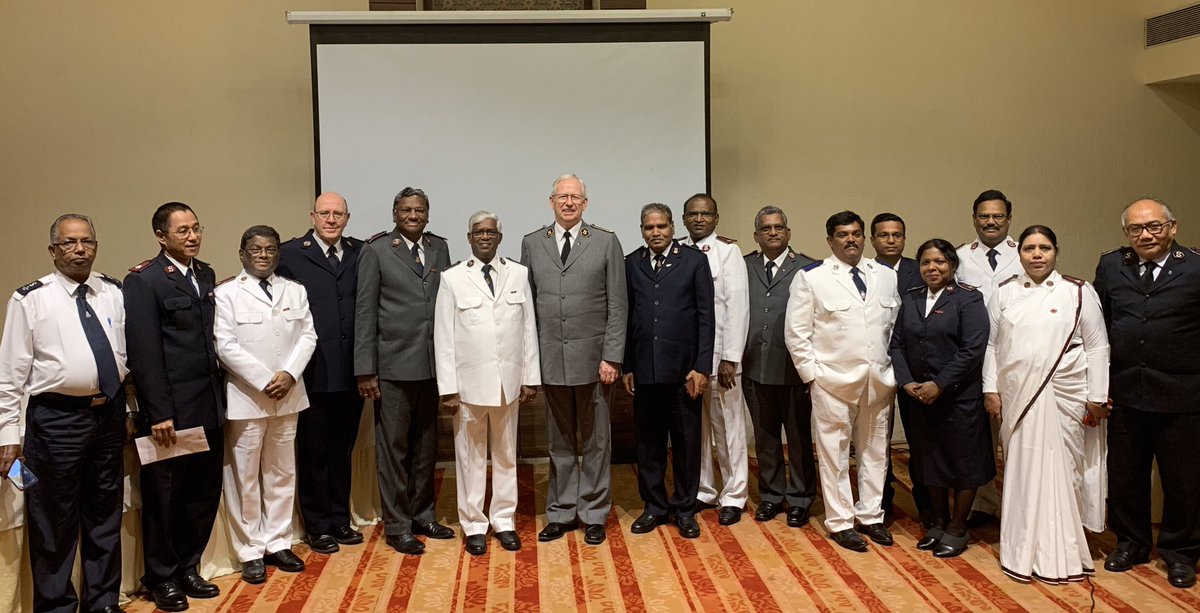 GeneralSalvArmy's tweet photo. Making history as I attend the All India Board of Governance which is made up of Territorial Leaders, other appointees &amp; expert non-executives. Shout out to India for progressive steps of accountability and transparency. @SalvArmyIHQ India has 6 territories with 330,000 soldiers https://t.co/UZSQTdCMTi