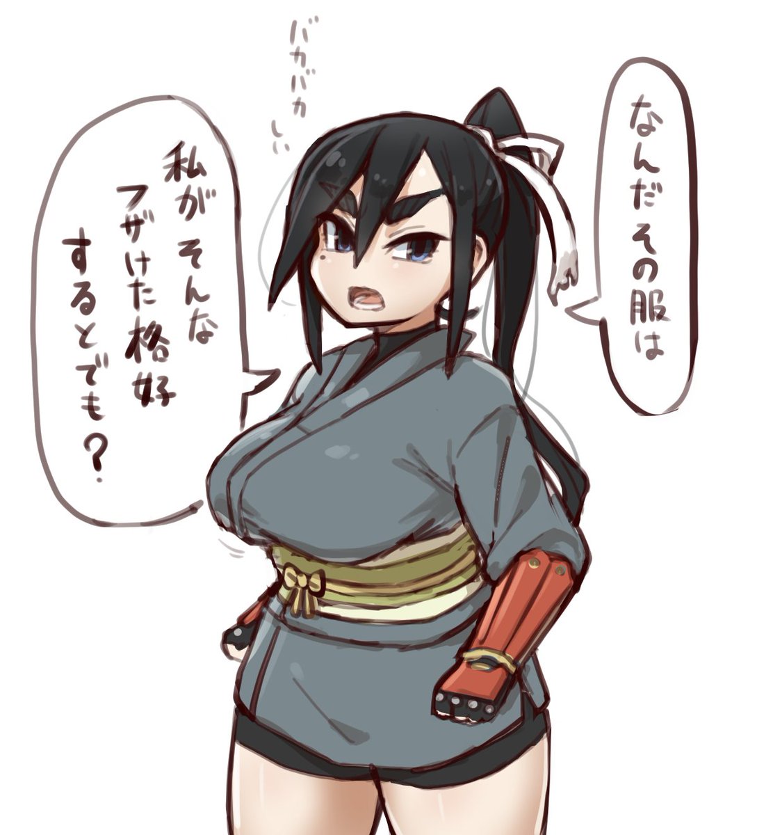 Ichika クックック 武士に二言はないんだったよなぁ 女用心棒さん