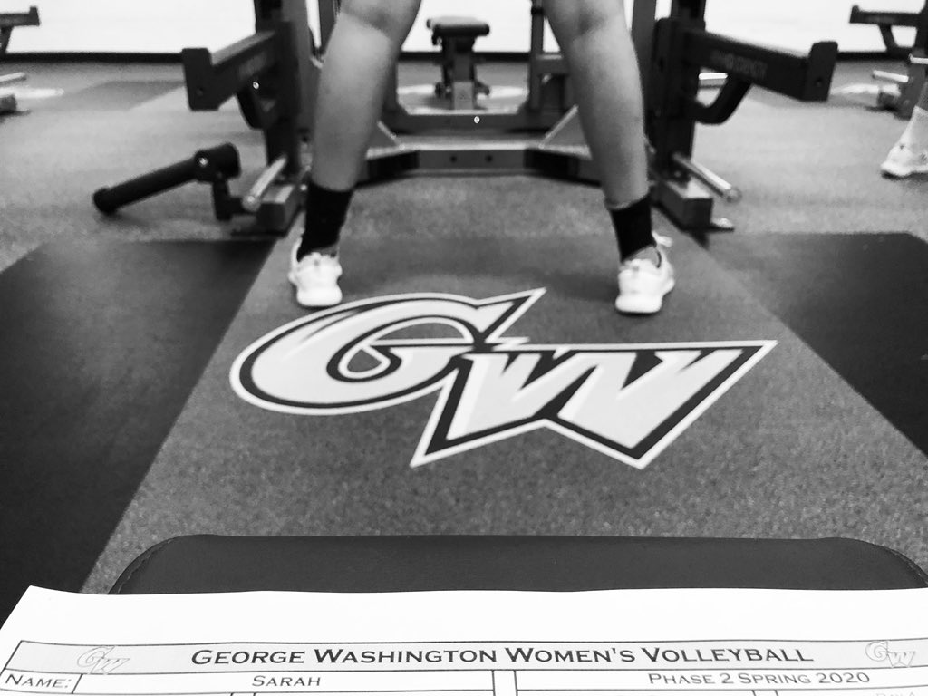 GW_Volleyball's tweet photo. Hello Phase โ๐ผ #GWstrong #RaiseHigh #spring2020 https://t.co/XRCFJdf9qO