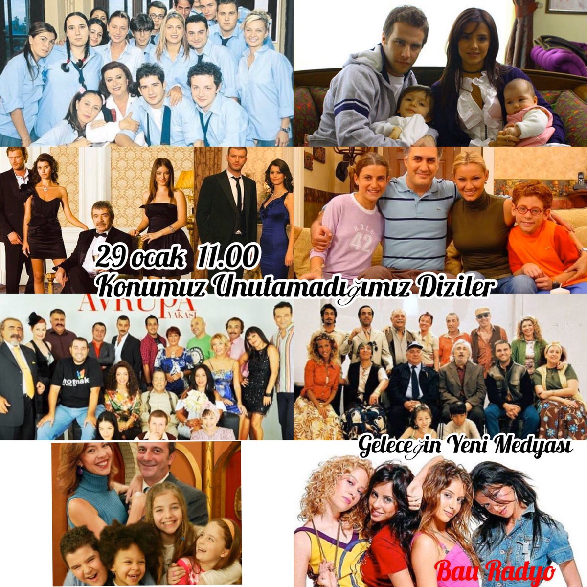 geleceginyenim1's tweet photo. 29 Ocak Konumuz Unutamadığımız Diziler :) kimler izlemedi ki bu dizileri bizi dinlemek için https://t.co/hQ2PSMa8l6 ‘dan dinleyebilirsiniz . @BauRadyo #nostalji #dizi https://t.co/ldUQdpvIZm