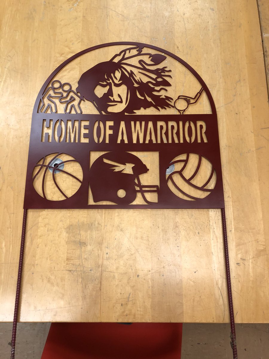 manufacturingCW's tweet photo. Custom Crofton yardsigns for $30 bare metal or $65 total with powder coating. Can add different activities or last name. Buy online at https://t.co/egKlxN7S3p.
@CroftonWarriors @MrSangerCHSTech https://t.co/MOQ9krHeAr