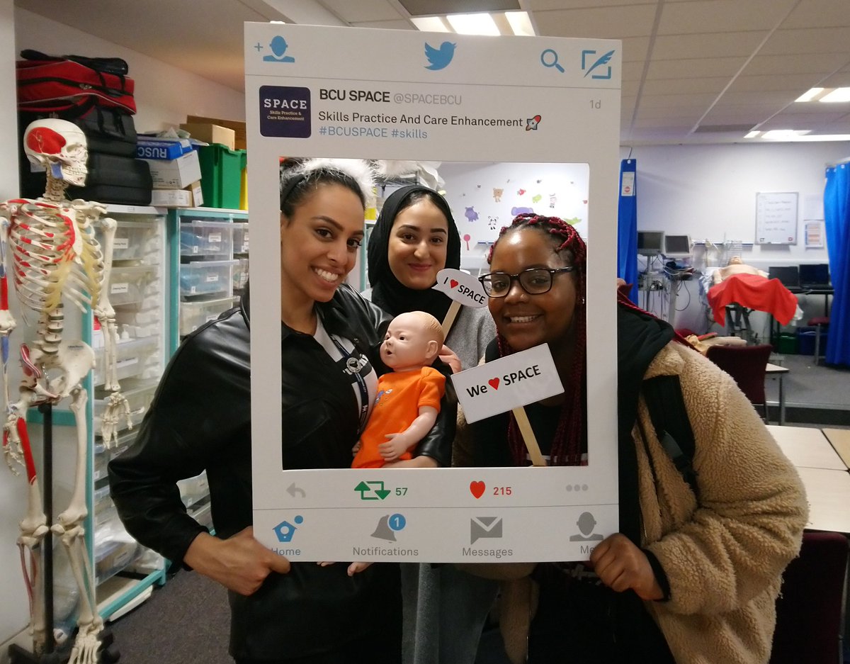 SPACEBCU's tweet photo. Great to meet new 1st year nursing students Tina, Sidra & Nisha in SPACE today! New nursing students don't forget to pop in for a tour and grab your freebies! π π #welcometoSPACE #bcunurse @CatherineLiddl5 @BCUNursingteam @BCUAdultNursing @BCUMHNTeam @BCUHELS https://t.co/VUIuRfWc6j
