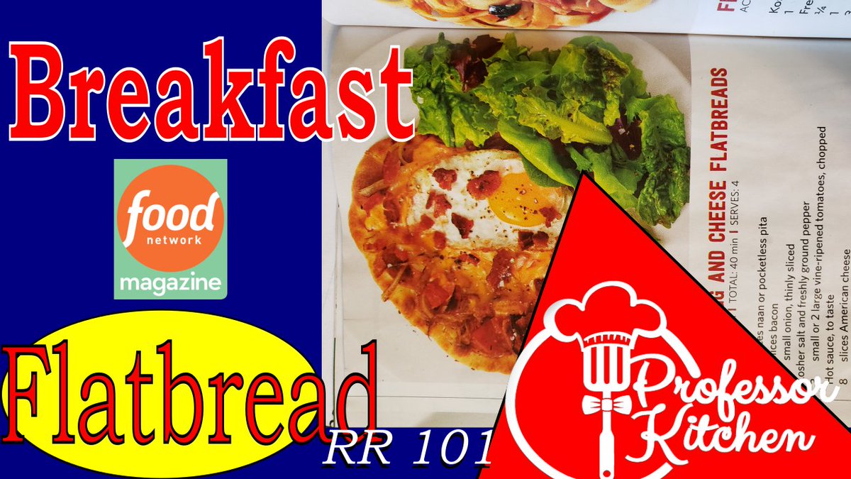 ProfessorKitch1's tweet photo. If you're a fan of flatbreads and breakfast, then this recipe is for you!
#VIDEO --->> https://t.co/HMFWtS01nU
#recipe #breakfast #eggs #Bacon #flatbread #ProfessorKitchen #cooking #CookingVideo #RecipeReview https://t.co/fsh0W8A9R7