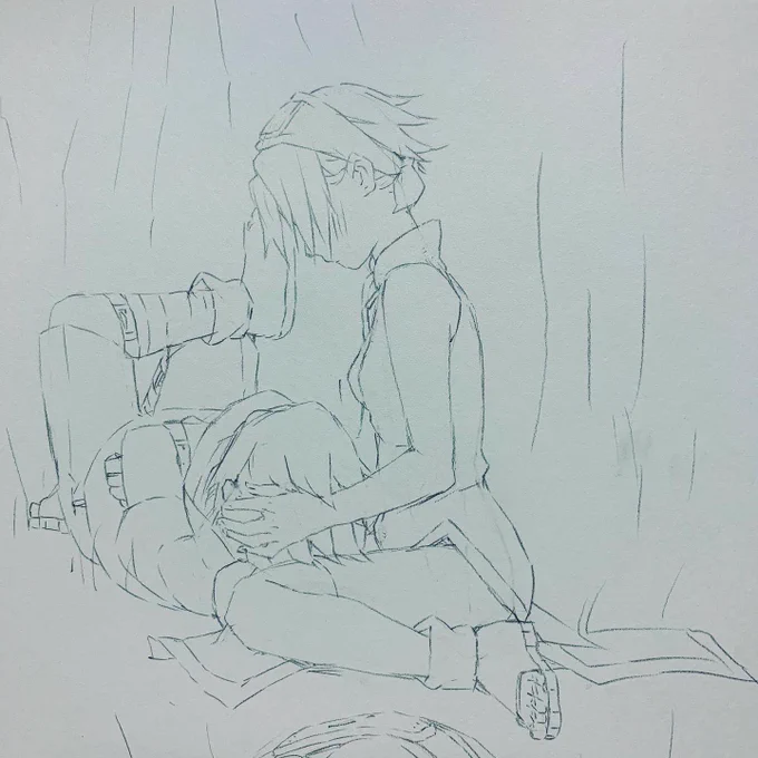 一部サスサク🍅🌸膝枕(1/3)