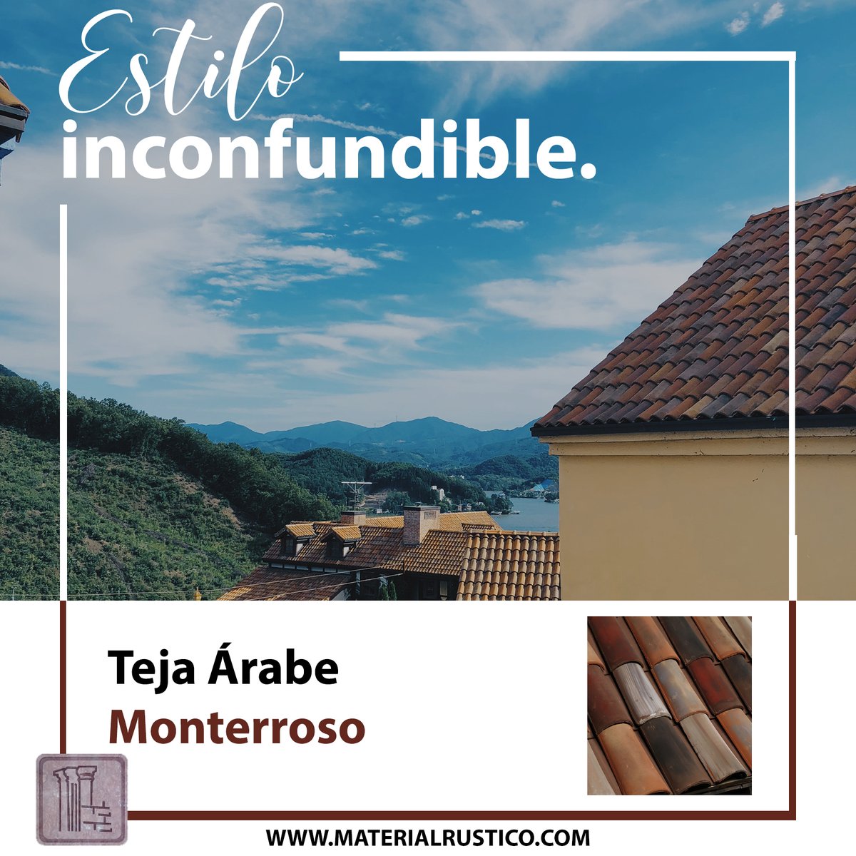 materialrustico's tweet image. Dale un toque de color al techo de tu hogar con nuestra variedad de tejas de barro que tenemos para ti. 🏡✨

Descubre todos los modelos en 👉materialrustico.com/wp/tejas/