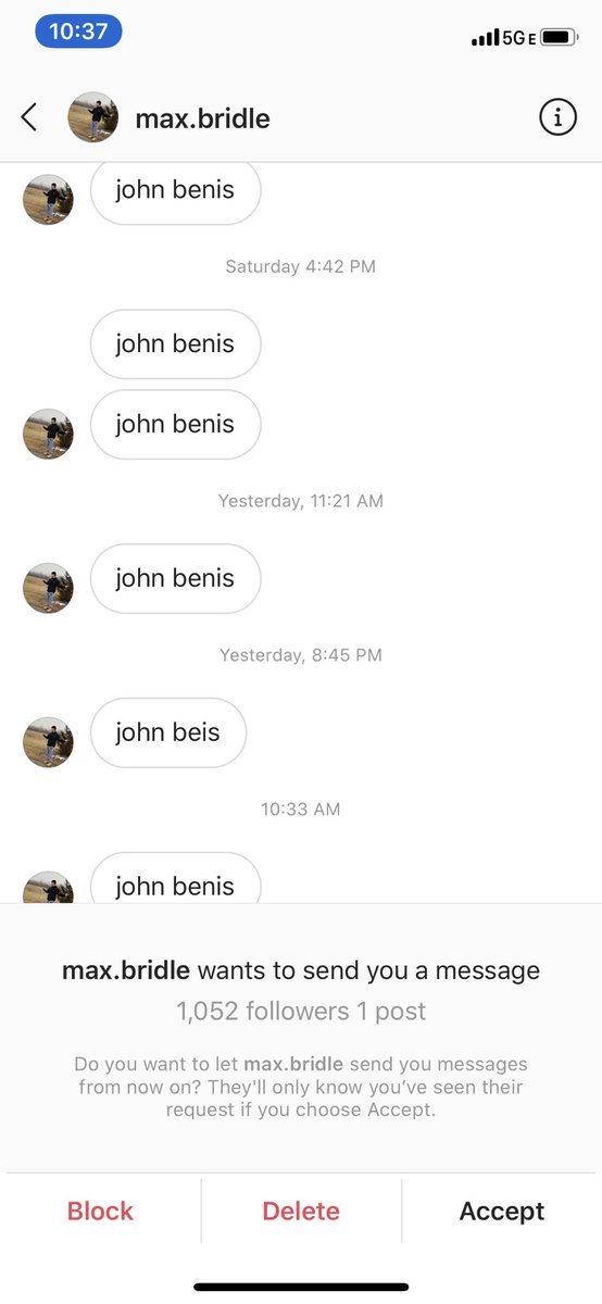 The B does in fact stand for Benis