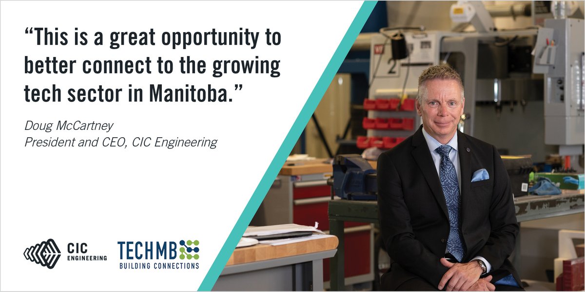 CICWinnipeg's tweet photo. We're excited to announce that our very own Doug McCartney is now a @TechManitoba Board Member - see more here: https://t.co/vgSoYYDlcl #ywgtech #compositestechnology  #cicengineering https://t.co/56ugt2l7zs