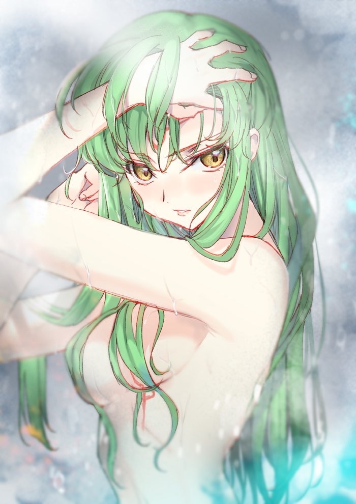 Featured image of post Green Hair Anime Waifu : Green is synonymous with being calm and peaceful.