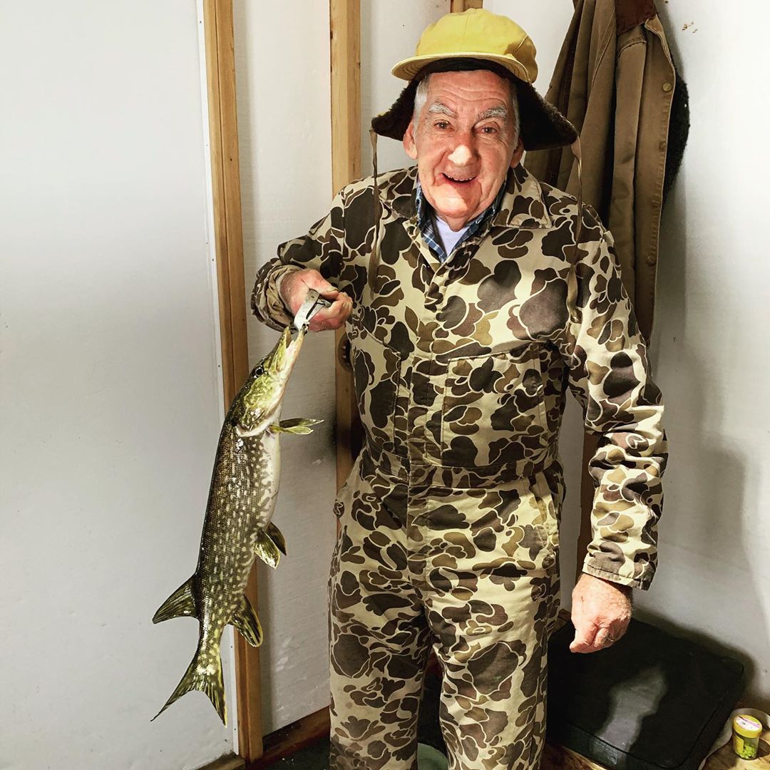 KeiferComedy's tweet photo. A little ice fishing with dad this week. #nisswaminnesota https://t.co/OF9KSunYTm