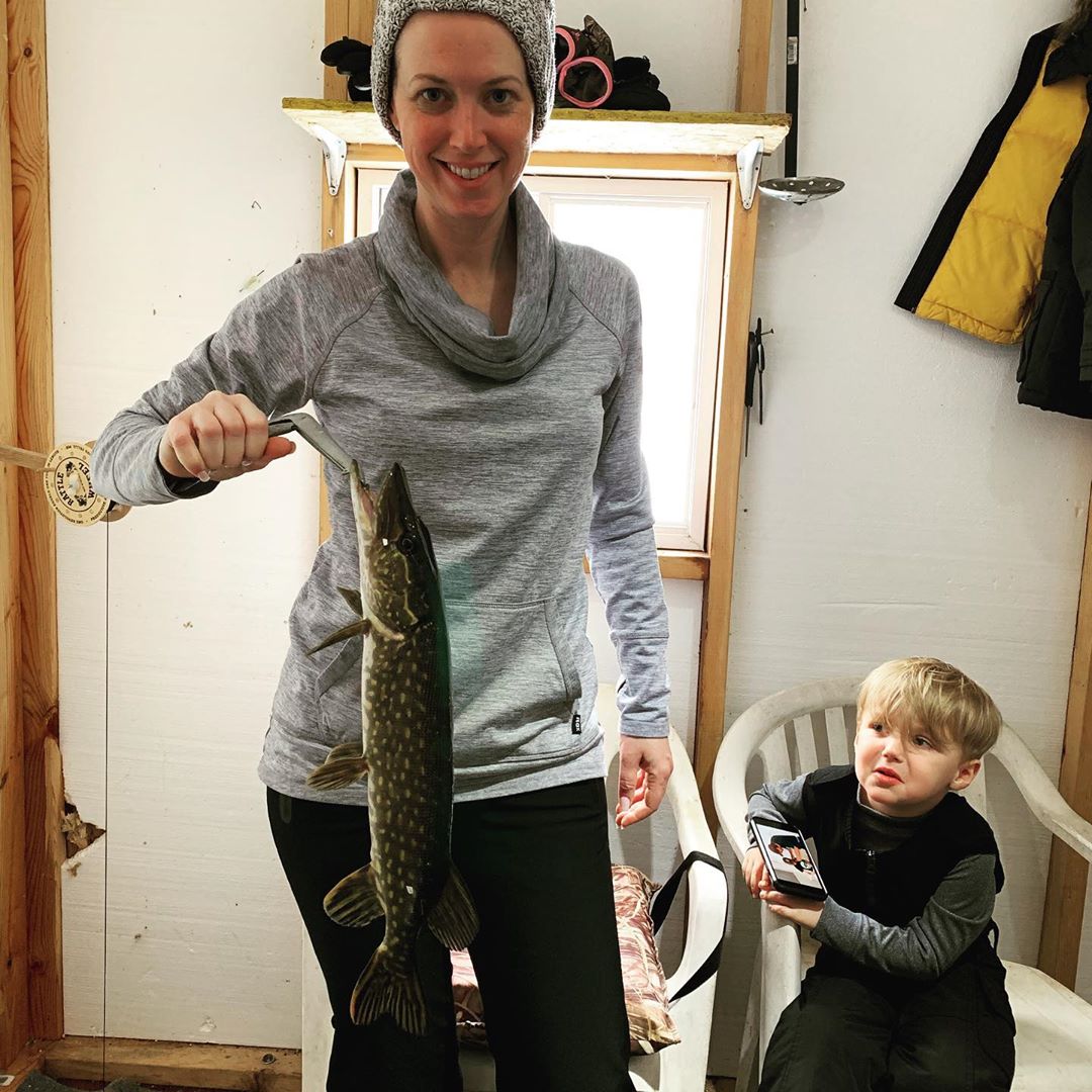 KeiferComedy's tweet photo. A little ice fishing with dad this week. #nisswaminnesota https://t.co/OF9KSunYTm