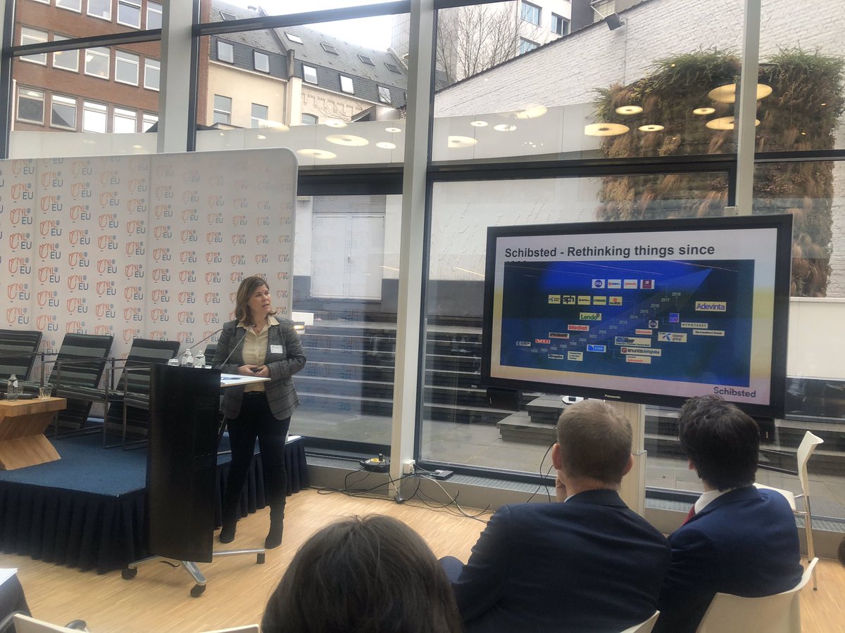 PetraWikstrm's tweet photo. It was great to present a Schibsted case study at the Dutch perm rep event on competition policy in the digital age #NLEU #DigitalDays #schibsted https://t.co/ib23naYC1n
