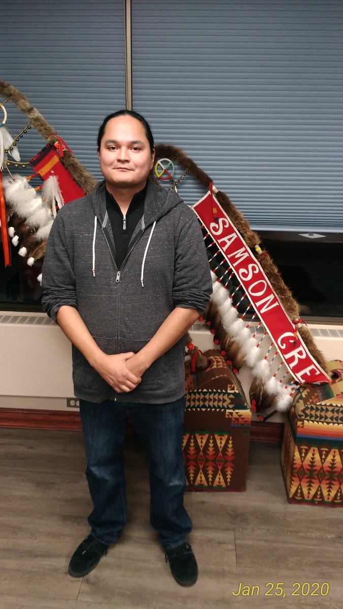 SamsonCree's tweet photo. @SamsonCree Interview with #MitchellSaddleback in the Feb. 7, 2020, #Acimowin #newsletter
@MaskwacisR #ColdPursuit #MacBeth #Acting #Actor
#TheBannocking #Art #SamsonCree
#Vancouver #FirstNationsActor https://t.co/YW9vmDJxCj