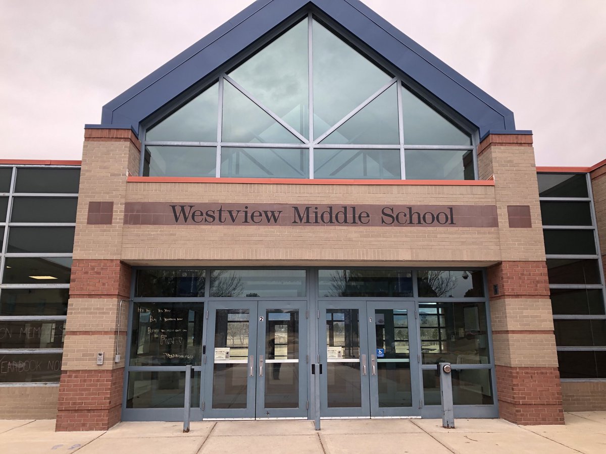 SuptEmeritus's tweet photo. Enjoyed visiting Westview Middle School in St. Vrain this morning; excellent learning happens here!
#StVrainStorm https://t.co/rSD8xM6yFw