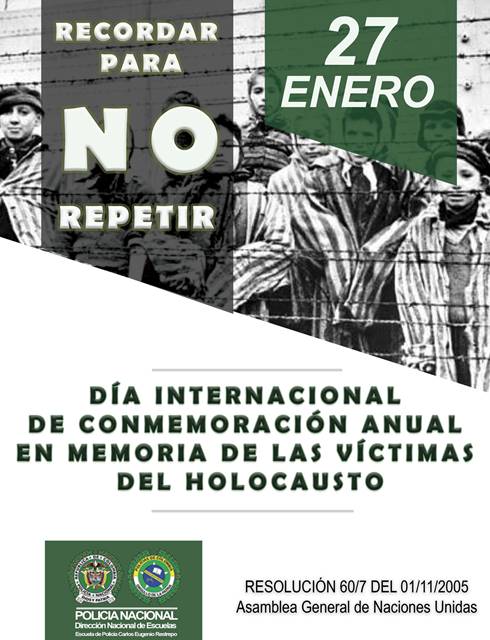 AnglicaMarinaD1's tweet photo. Recordar para NO repetir #Holocausto #27Ene https://t.co/SBX2VYmRJy