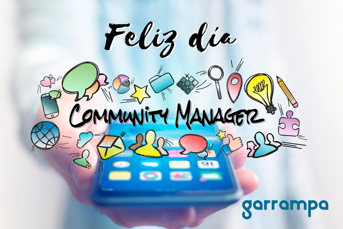 garrampa_es's tweet photo. Si el mundo del #marketing y el #branding brilla tanto, es debido en buena parte gracias al duro trabajo de nuestros queridos CM.

Así que por todo vuestro duro trabajo:
🎉¡Gracias! Y feliz #DíaDelCommunityManager 🥳 https://t.co/txByDOS8Wg
