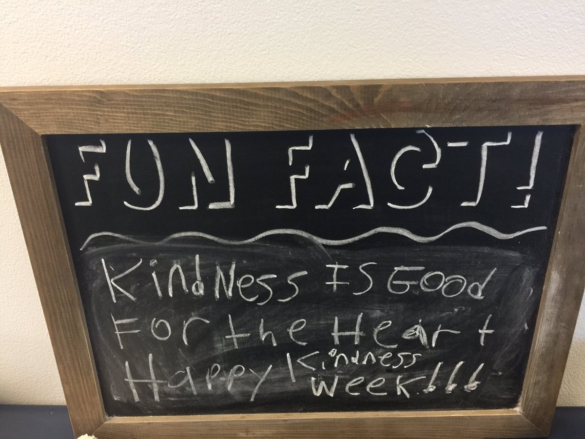 Fun Fact: In Honor Of #KindnessWeek. Kindness Is Good For The Heart!!!!!