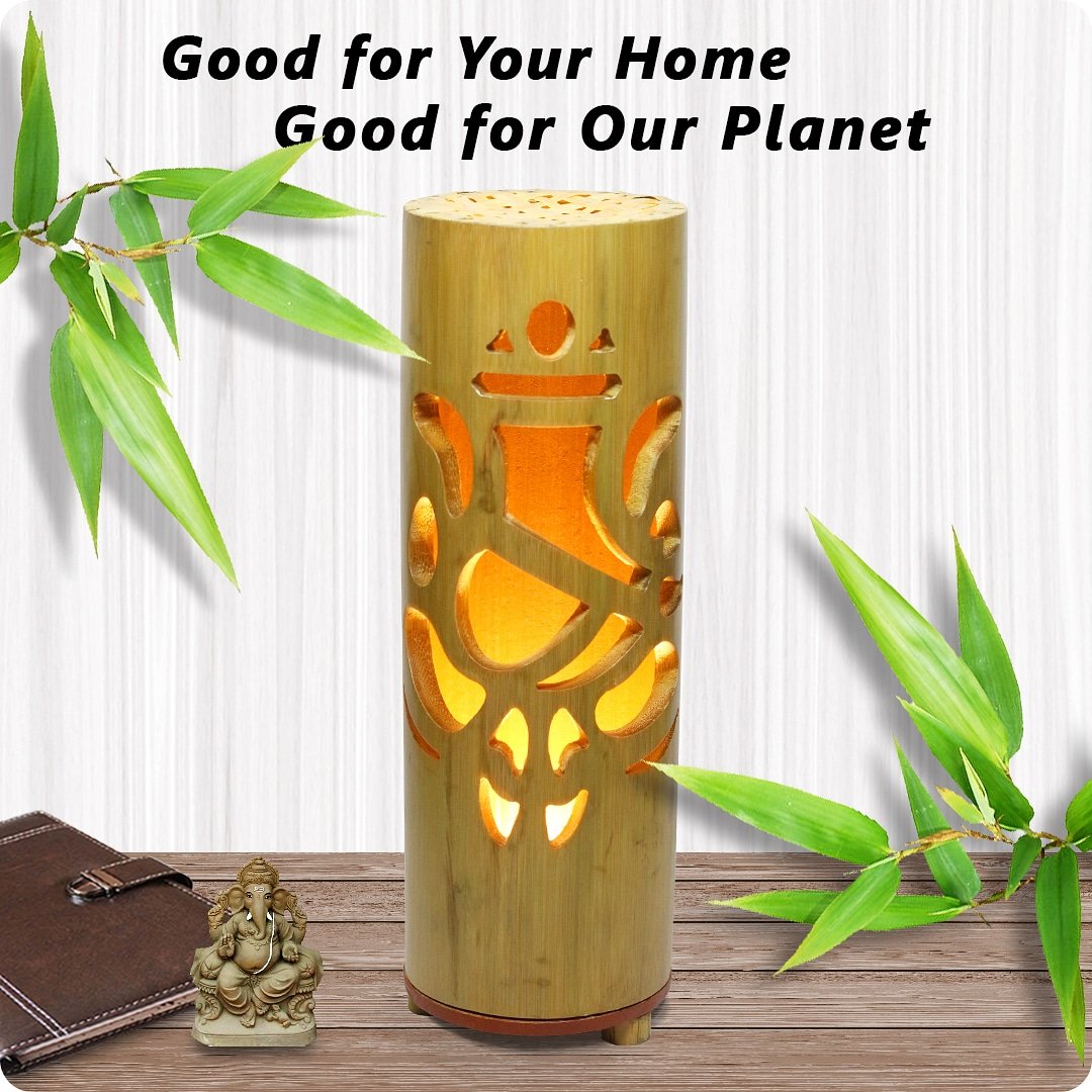 KonbacB's tweet photo. This bamboo lamp is responsible for absorbing 900 grams of carbon. 
Do your bit. 
Buy #sustainable. Buy Beautiful Bamboo lifestyle accessories for your home. #lovebamboo #usebamboo #NoPlastic #ClimateCrisis #meaningfulgifts #sustainableliving DM for price https://t.co/CP1hfo1Jo6