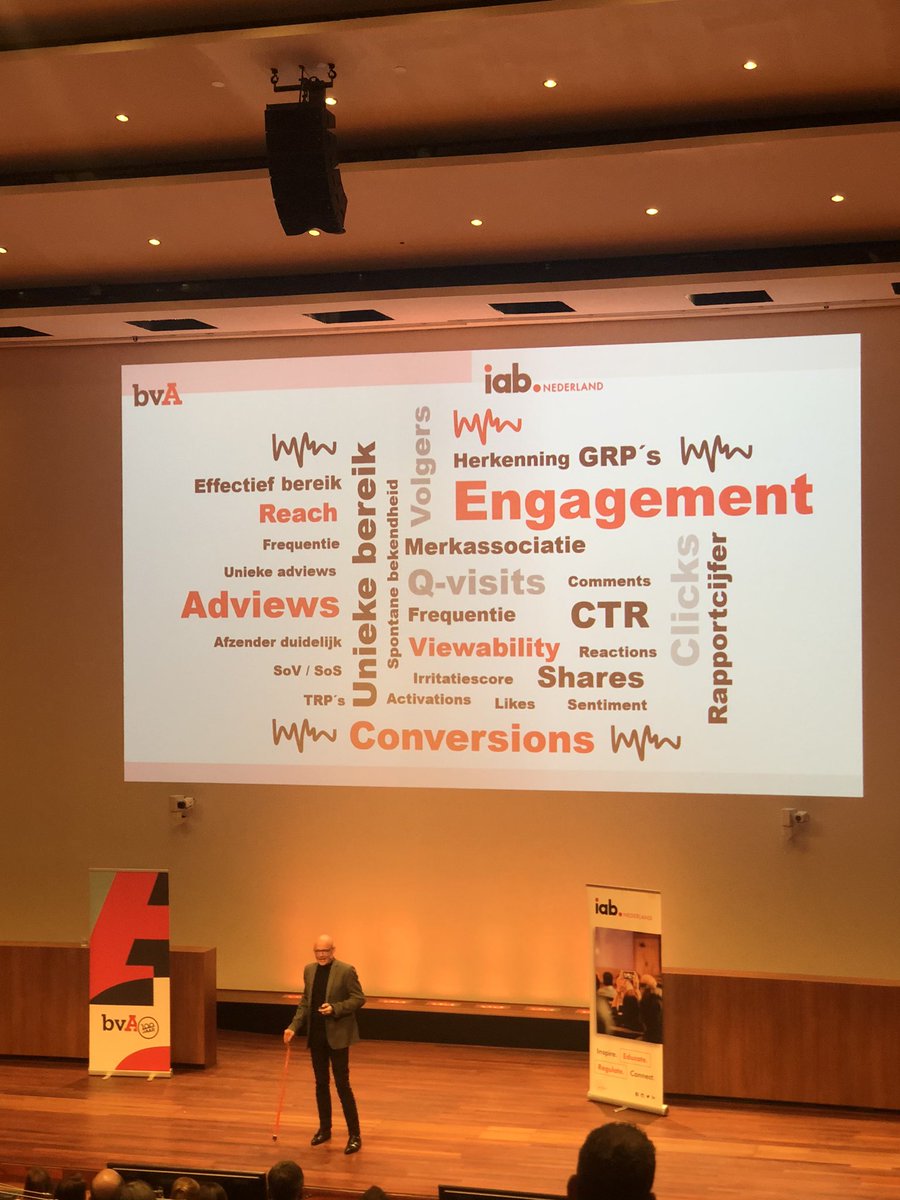 ReinVogel's tweet photo. @IABnl & @BVA event Return on Ad Spend #roas Marketing is geen kostenpost maar een investering. Mits er duidelijke KPI's, modellen en aanverwant aan ten grondslag liggen. Vergeet creatie niet! Alles moet kloppen. #abovomedia #maxlead https://t.co/2bRueYnHos
