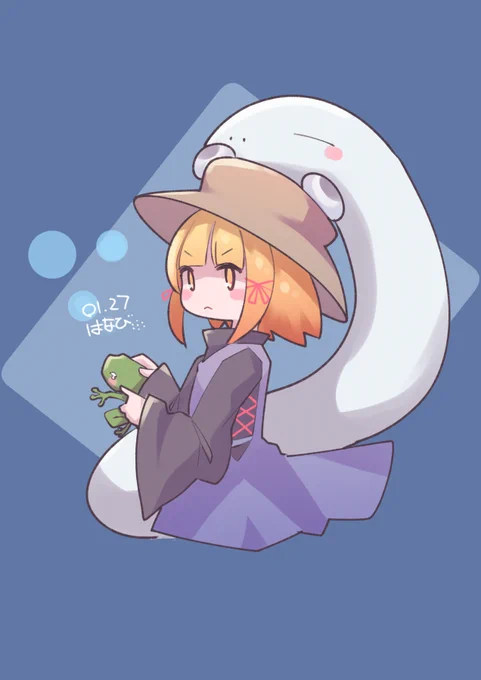 諏訪子さん。 #深夜の真剣お絵描き60分一本勝負 