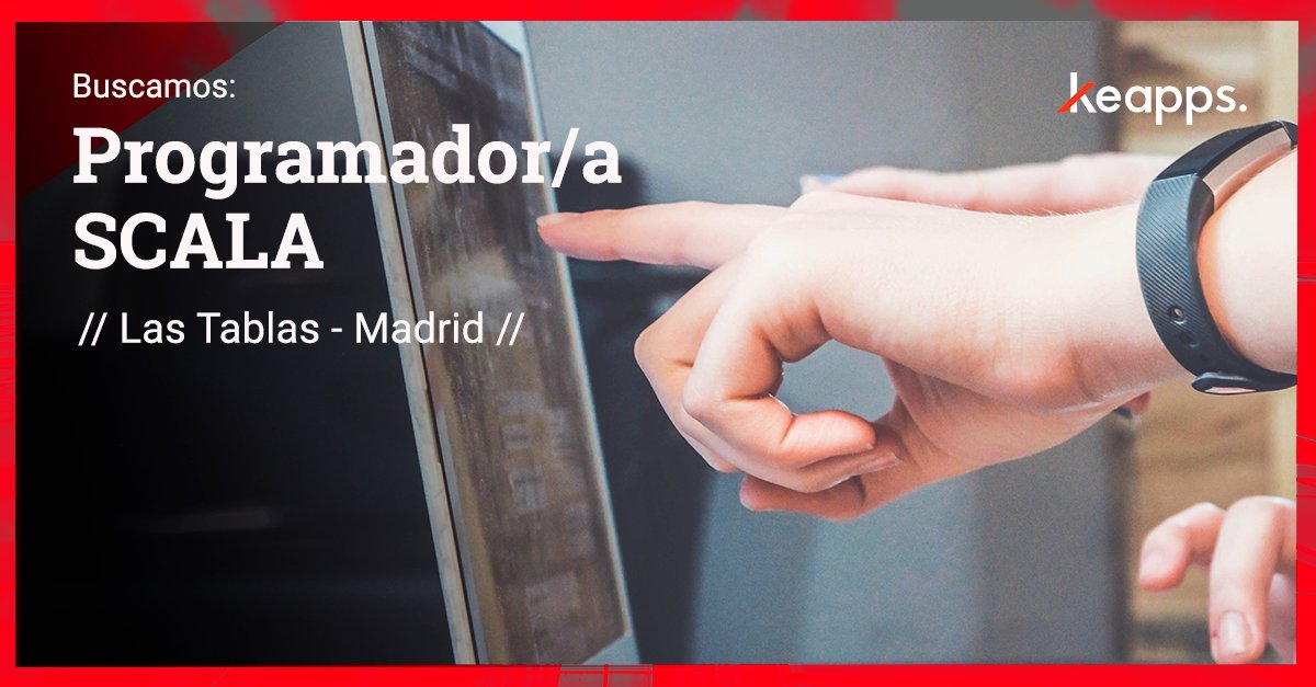 keapps_'s tweet photo. Si tienes al menos 1-2 años de experiencia en proyectos de desarrollo con Scala para ETL´S, únete a nuestro equipo y participa en este interesante proyecto. -> https://t.co/kOeQfPXgAY

#Scala #ETLS #Keappsjobs https://t.co/2GNVcmUlt0