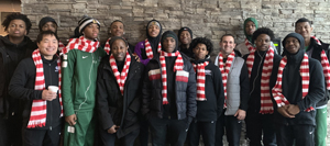 SouthBendCSC's tweet photo. While most of us slept early Saturday morning, the @WHS46619 Boys Basketball team packed &amp; loaded trucks with boxes of food to be delivered to food pantries and neighborhoods across Mishawaka, South Bend, Elkhart, &amp; Middlebury. This effort supports approximately 6K families. https://t.co/iUCNxXzEeE